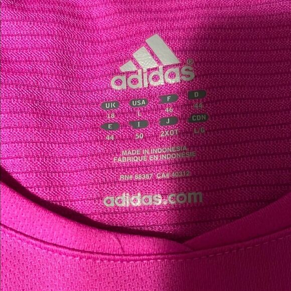 Adidas Women's Pink Performance Top - Picture 2 of 4